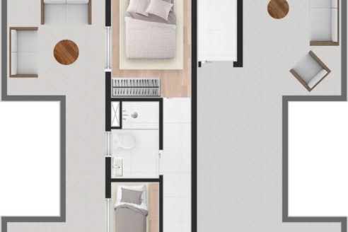 4º Pavimento - Edifício EvoLife Ponte Rasa
