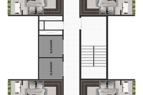 Edifício Residencial Joy - PAVIMENTO 2 AO 11