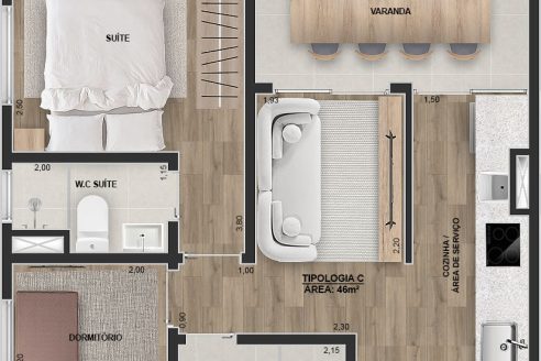 Edifício Residencial Joy - TIPO C